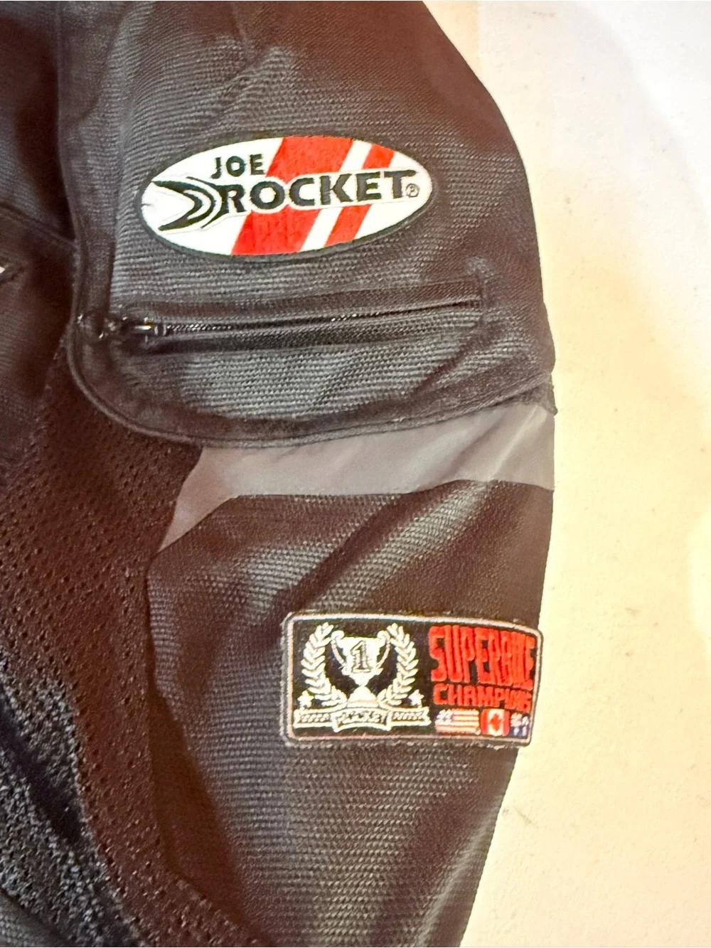 Joe Rocket Black Mesh Performance Motorcycle Jacket